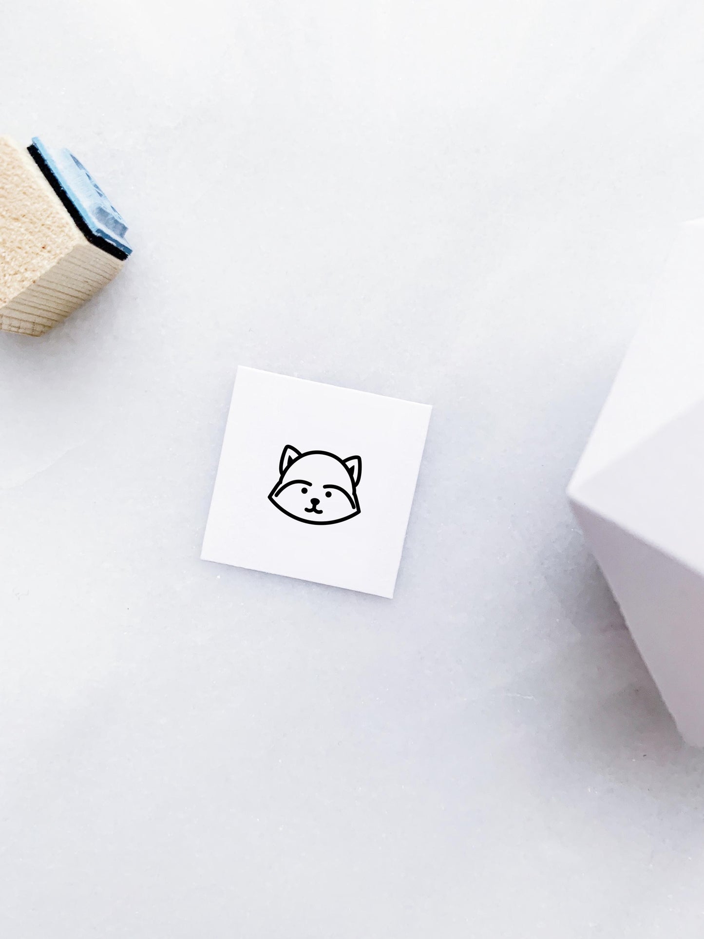 Fox Rubber Stamp