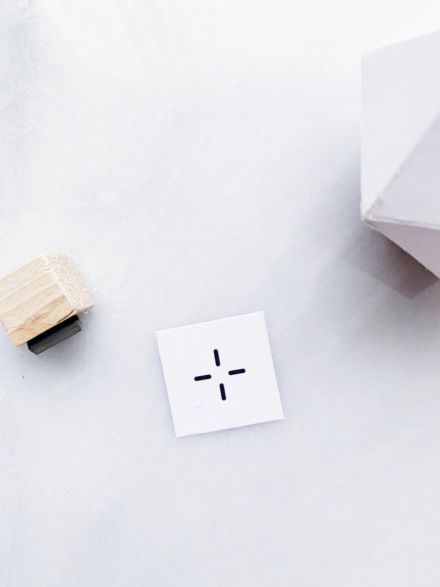Spark Cross Hair Rubber Stamp
