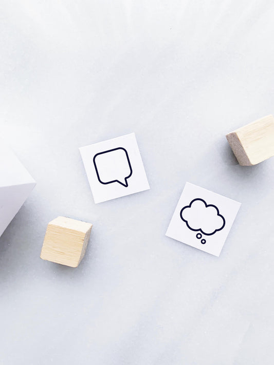 Thought Bubble Rubber Stamp