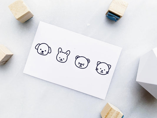 Cute Animals Stamp Set