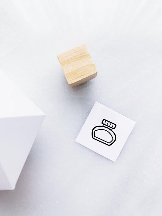 Ink Jar Stamp (Rounded)