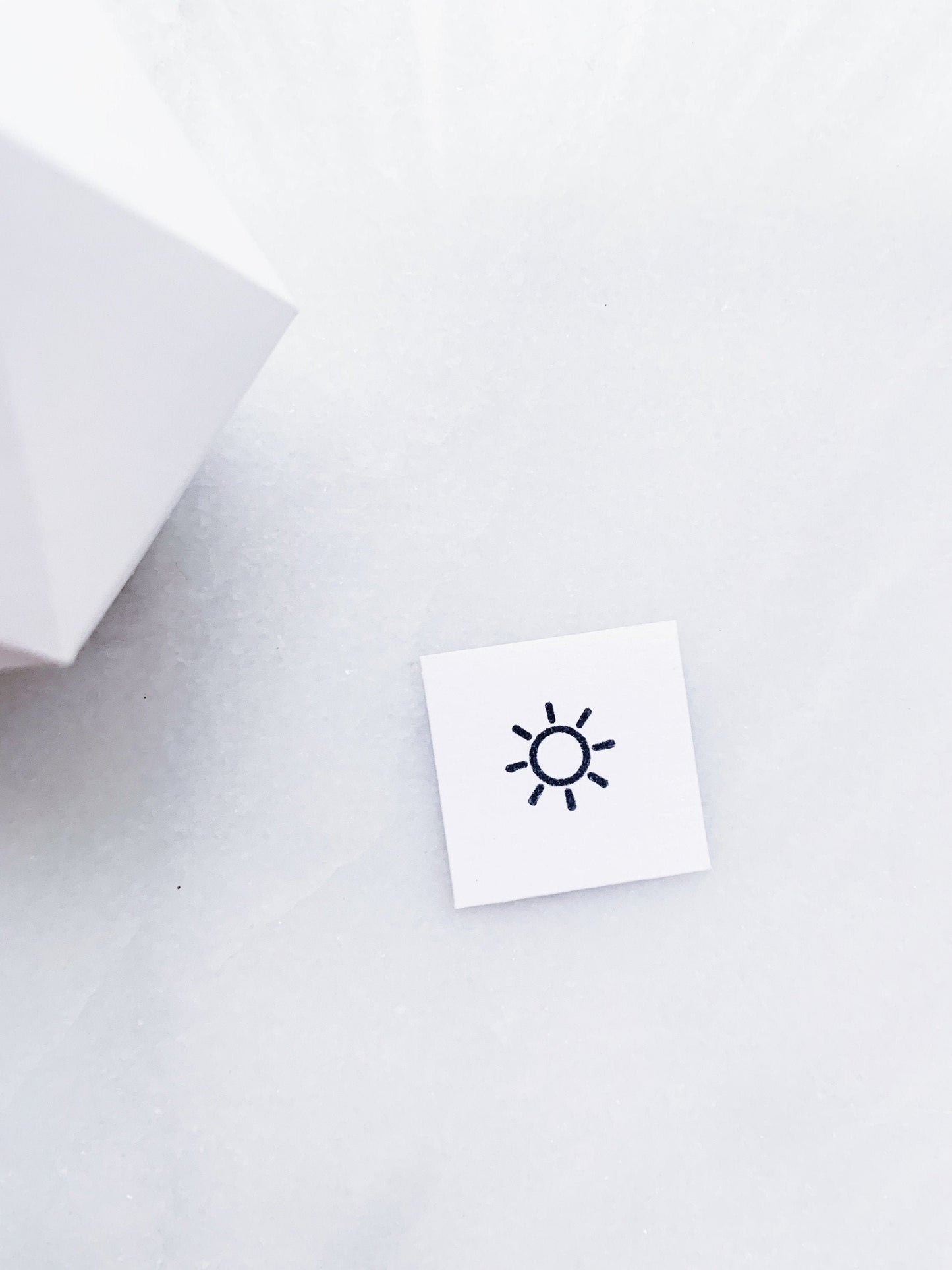 Small Sun Rubber Stamp • Sunny Weather Stamp for Journals • Weather Stamp for Calendars and Planners