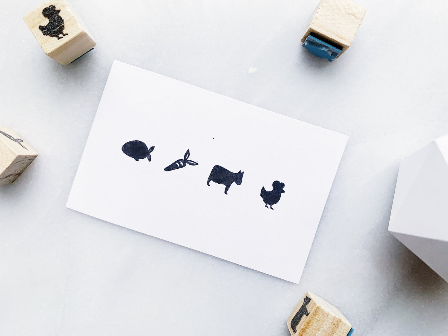 Classic Wedding Meal Options Rubber Stamp Set
