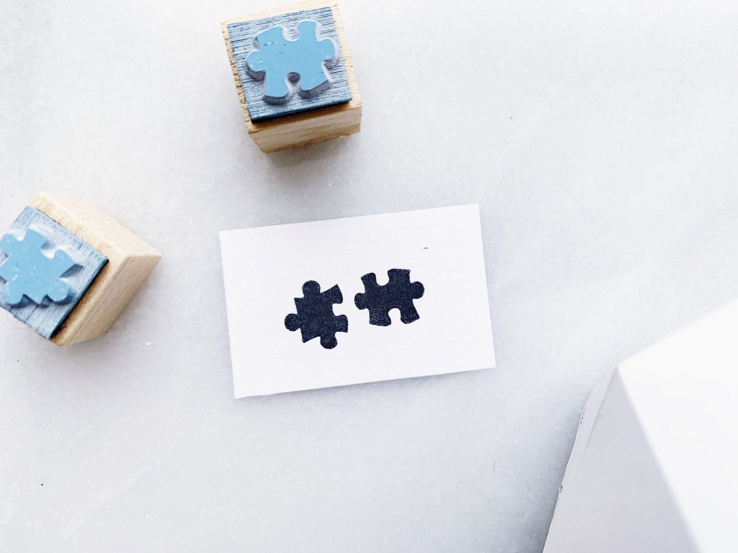 Matching Puzzle Pieces Stamp Set