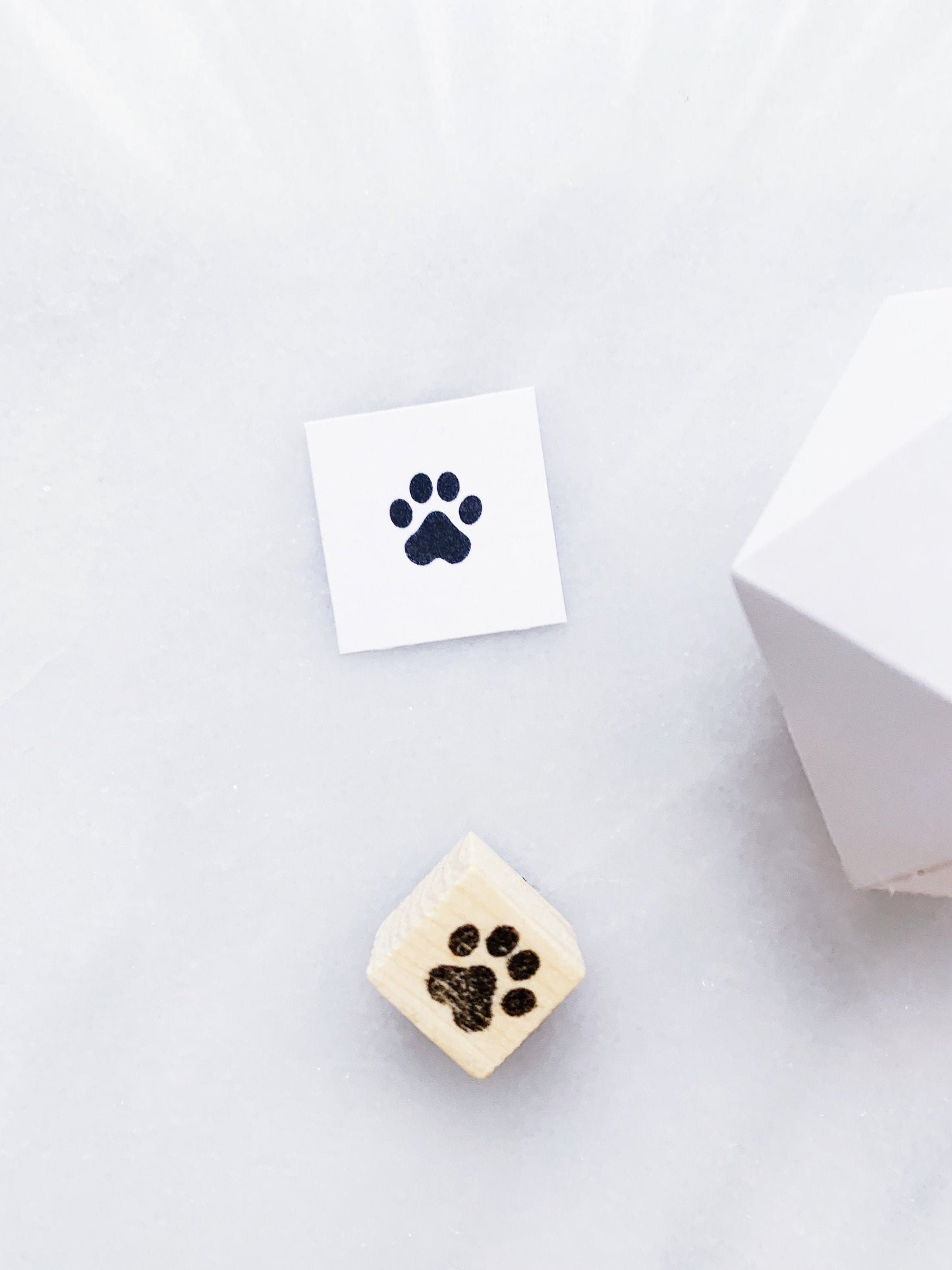 Dog Paw Rubber Stamp
