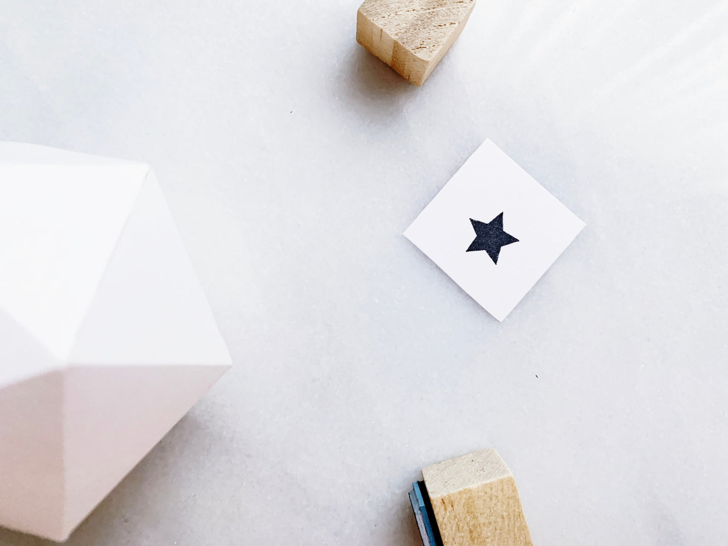 Small Star Rubber Stamp • Tiny Shape Stamps