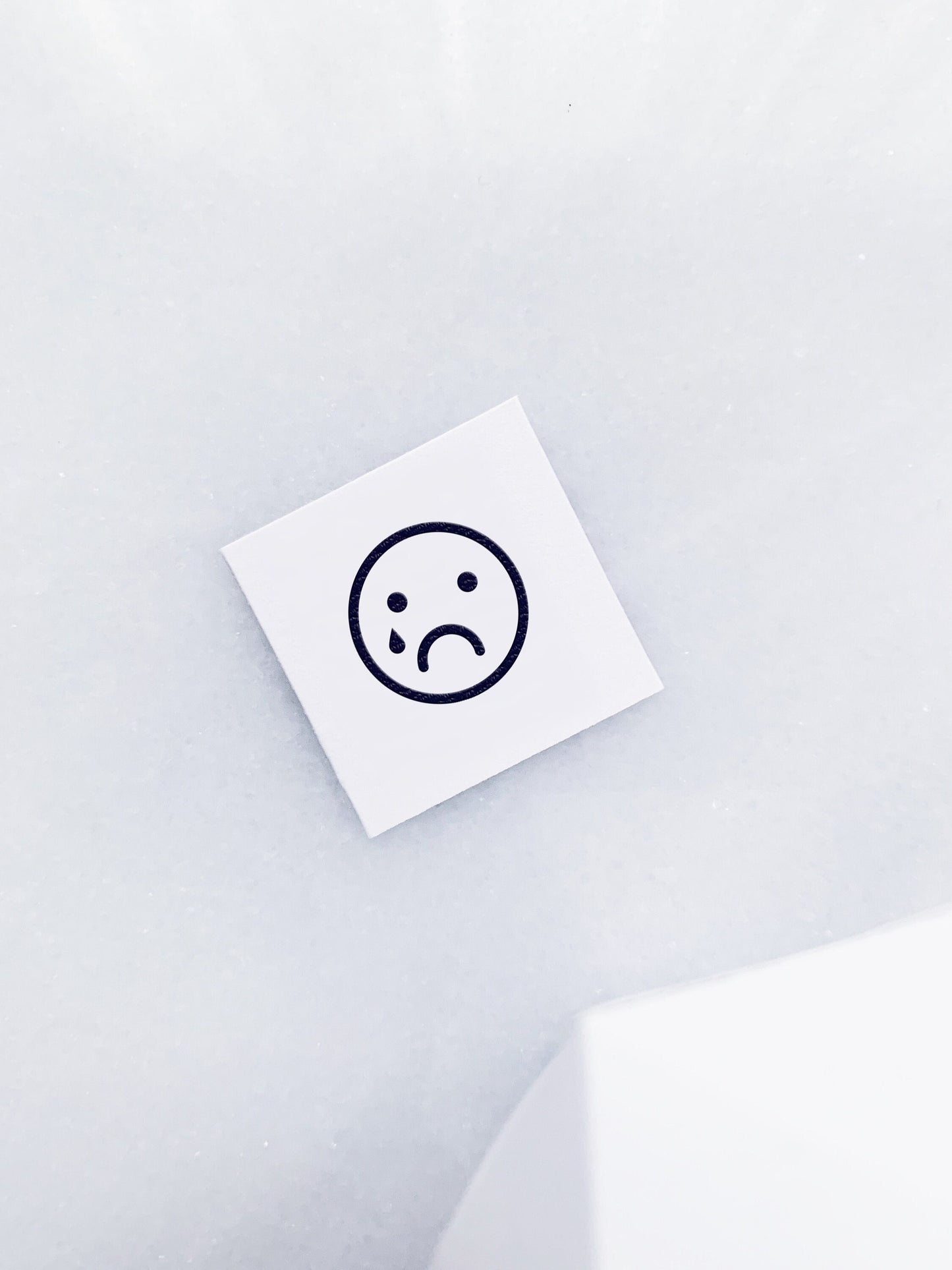 Crying Emoji Rubber Stamp