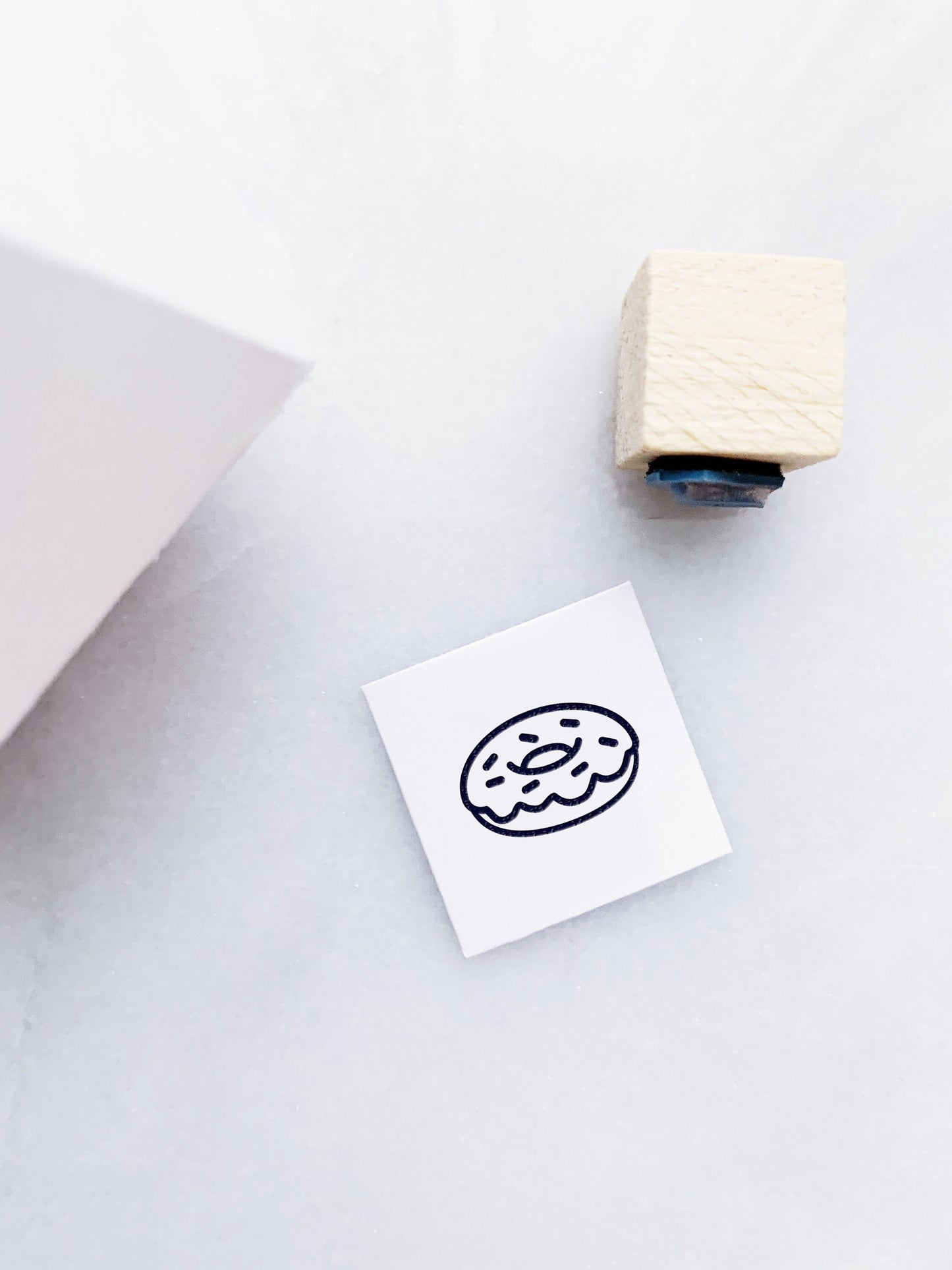 Donut Rubber Stamp