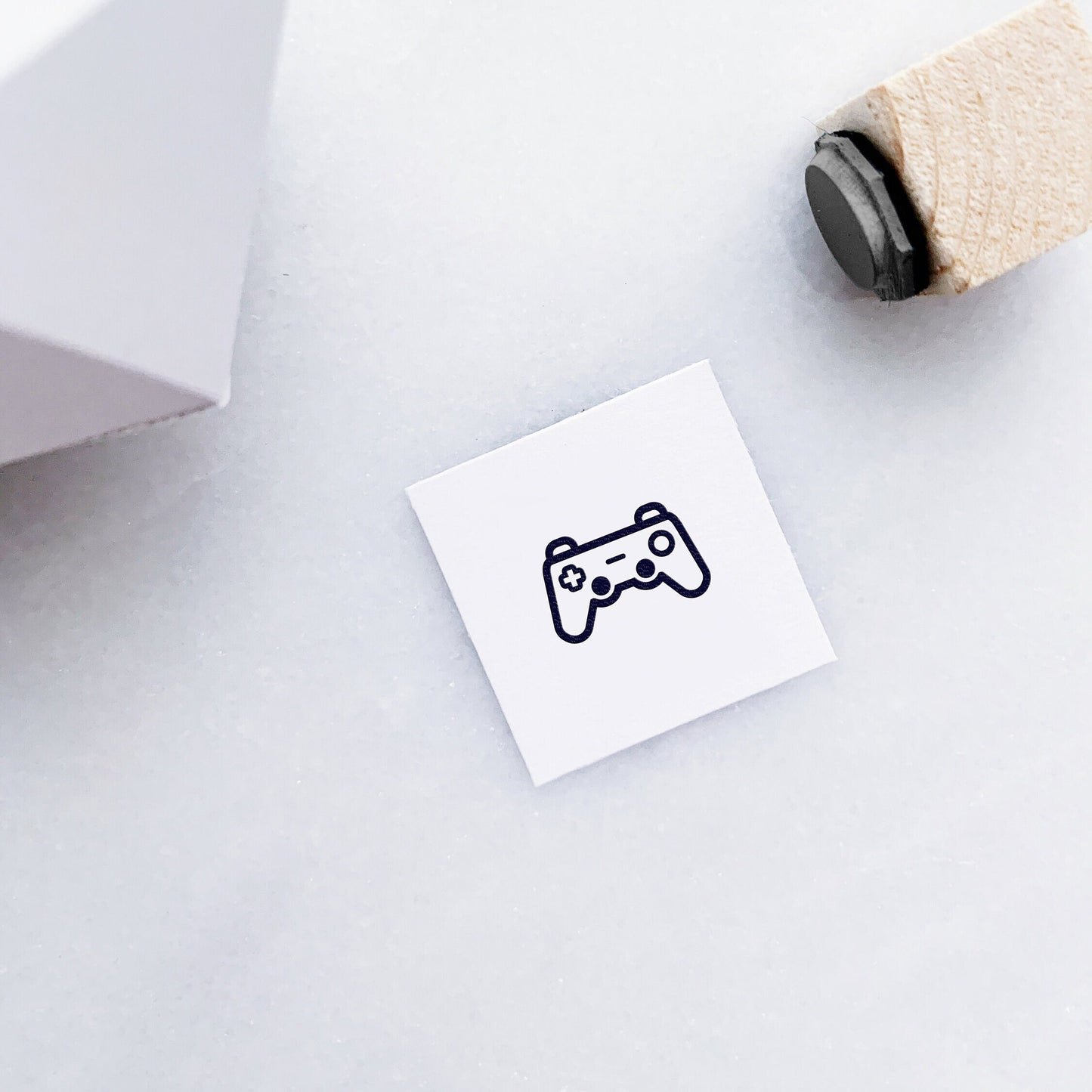 Game Console Rubber Stamp