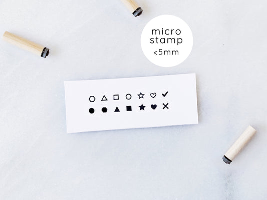 BUJO Stamp Kit - Minimalist – PEBBLE STATIONERY CO.